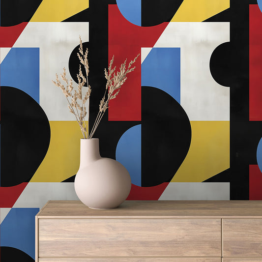 Buntes XXL Muster Geometrisch