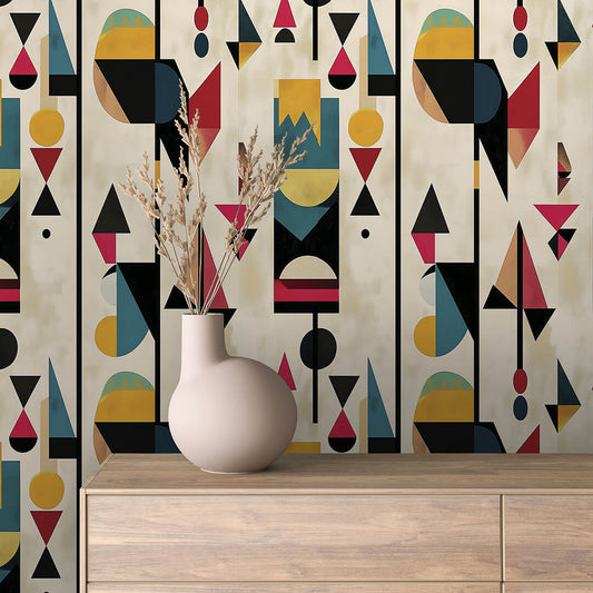 Retro Geometrisches Muster