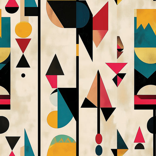 Retro Geometrisches Muster