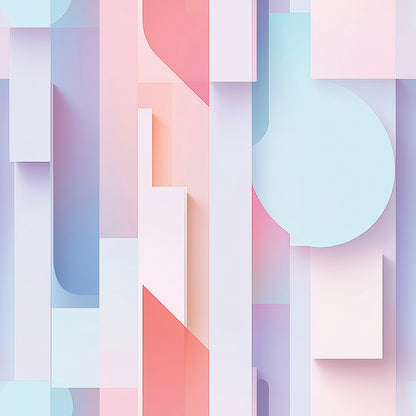 Geometrisch Pastell 3D