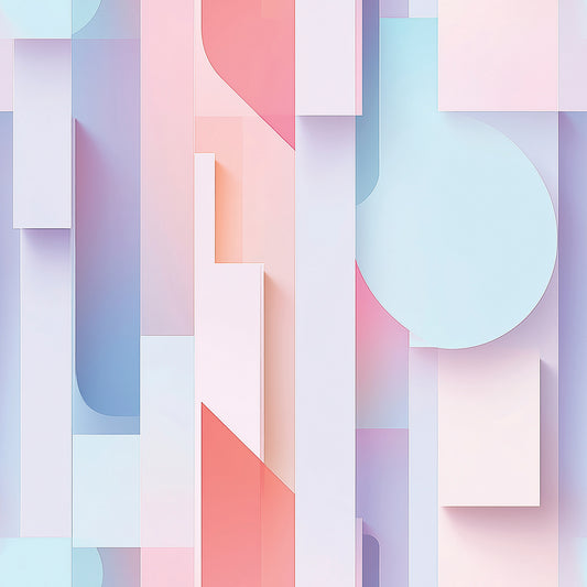 Geometrisch Pastell 3D
