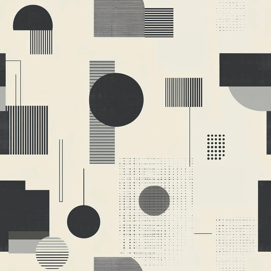 Schwarz-Weiß Muster Geometrisch