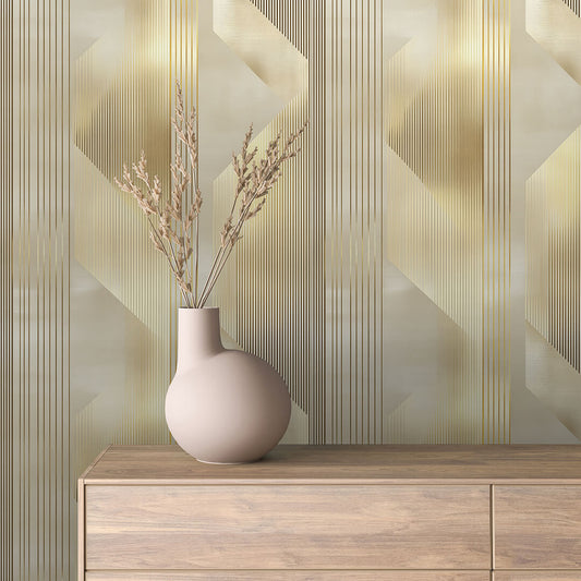Goldene Linien Muster Geometrisch