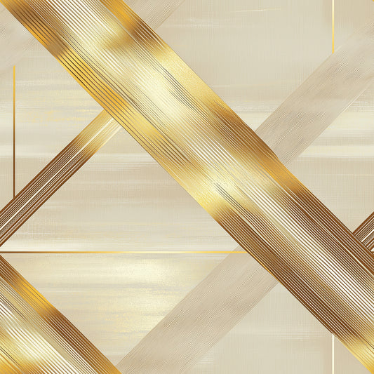 Goldene Linien Kreuz Geometrisch