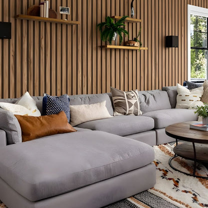 Walnuss Tapete mit Holzmotiv