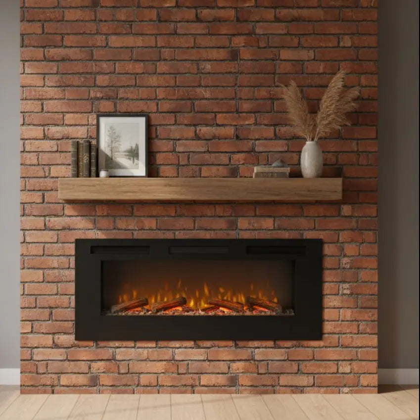 Kaminwand Ziegelstein Fototapete