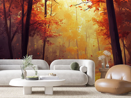 Herbstglanz im Wald Landscpe
