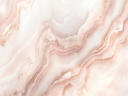3D Marmor-Design in Rosé mit weichen Strukturen  Helle Farbwirkung & selbstklebend  PVC-frei – Pimp My Wall