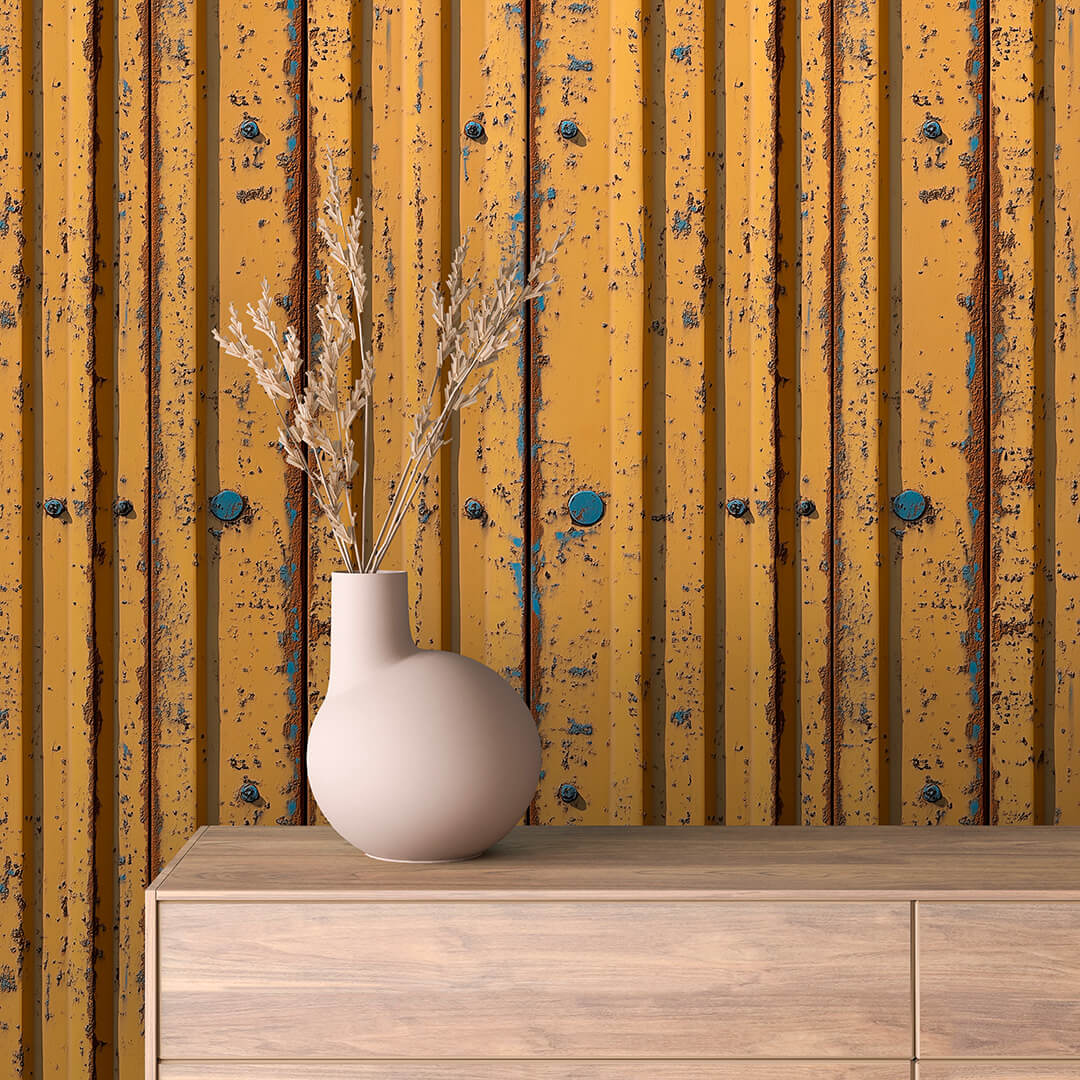 Rusty Yellow Metall