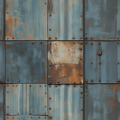 Industrial Rust Blue Metall