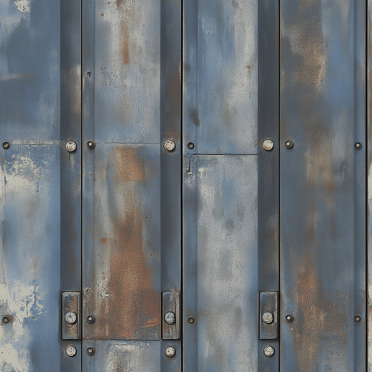 Vintage Steel Blue Metall