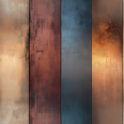 Rustic Stripes Metall