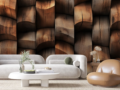 Wooden Cubes Render