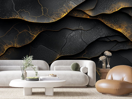 Golden Cracks Render