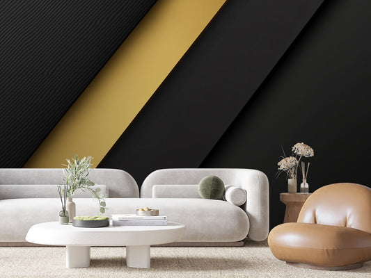 Golden Stripes Render