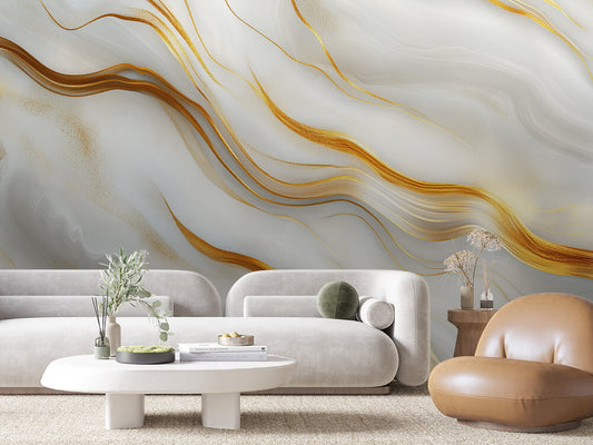 Aurora Flow Gold Render