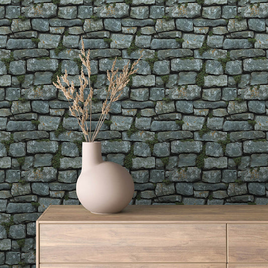 Vintage Moos Mauer Stone