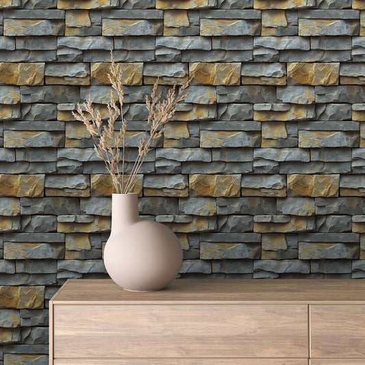 Goldgrau Steinoptik