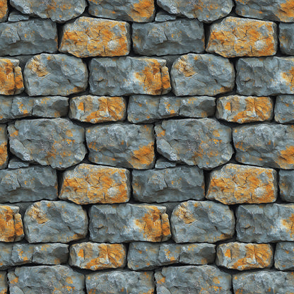  Feldsteinmauer-Tapete mit rustikaler Natursteinoptik  Selbstklebend, PVC-frei & besonders authentisch  Für charmante Raumgestaltung – mit PCC FoliaConcept