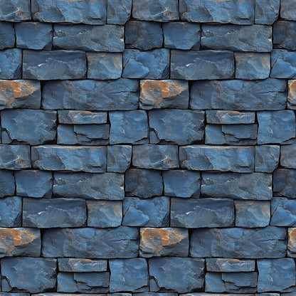  Selbstklebende Tapete in kräftiger Blauschiefer-Optik  PVC-frei, langlebig & modern  Exklusives Design von PCC FoliaConcept für urbane Raumkonzepte