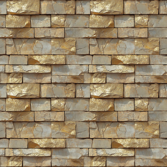  Tapete mit 3D-Sandstein-Optik  Warme Naturfarben für mediterranes Wohnambiente  Ideal für Wohnzimmer, Essbereich & Wintergarten – by PCC FoliaConcept