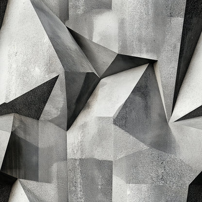 Brutalistisch-modern  Beton-Optik in 3D-Geometrie  Selbstklebend & PVC-frei – by PCC FoliaConcept