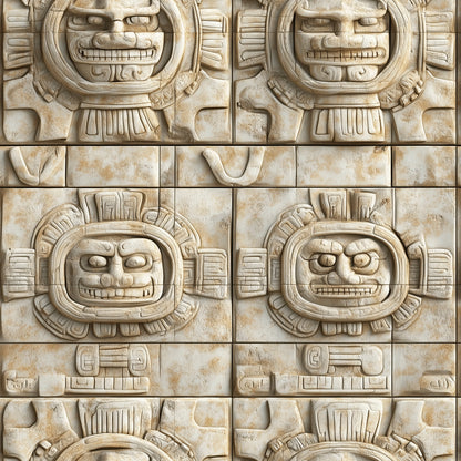 Gestalte deine Wände neu! Sandstein-Relief-Look  Archaische Symbole in 3D  Selbstklebend & PVC-frei – by PCC FoliaConcept
