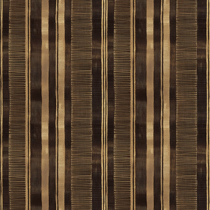 Lieferzeit 2–4 Tage  Querstreifen in Espresso & Gold  Elegant & wohnlich  Selbstklebend & PVC-frei – by PCC FoliaConcept