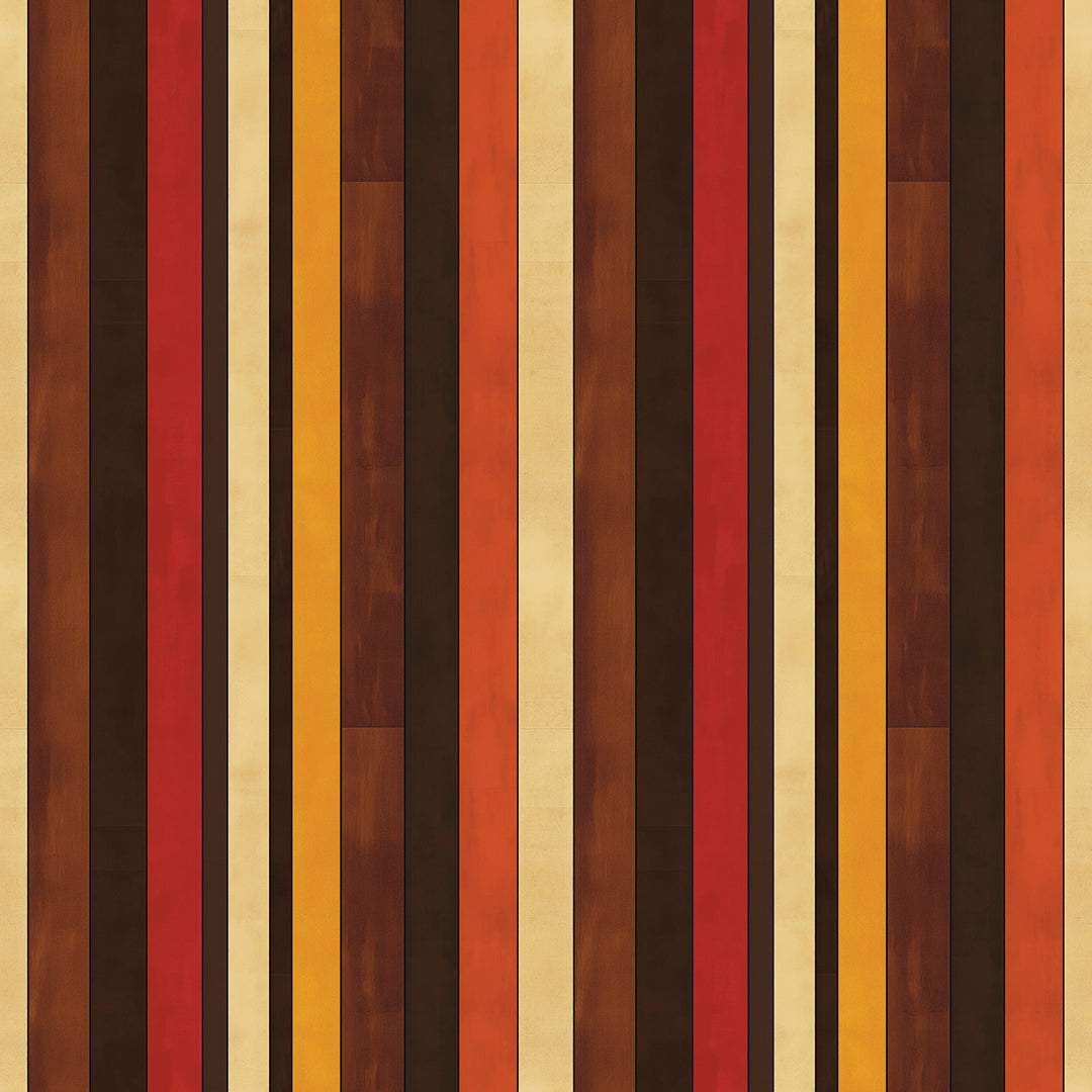 Lieferzeit 2–4 Tage  Streifen in Rot, Braun & Gold  Warm & atmosphärisch  Selbstklebend & PVC-frei – by PCC FoliaConcept