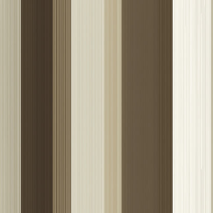Gestalte deine Wände neu!  Streifen in Braun & Creme  Verlaufseffekt  Selbstklebend & PVC-frei – by PCC FoliaConcept