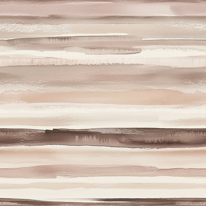 Gestalte deine Wände neu!  Querstreifen in Braun & Taupe  Warm & wohnlich  Selbstklebend & PVC-frei – by PCC FoliaConcept