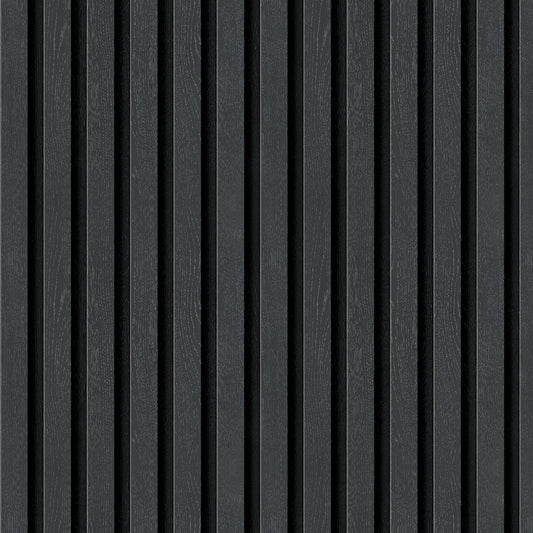 Eleganter Schwarzton in Eichenoptik  Selbstklebend & abwischbar  PVC-freie Tapete ▪️ Für moderne Akzente & klare Statements ▪️ Made in Germany  FoliaConcept