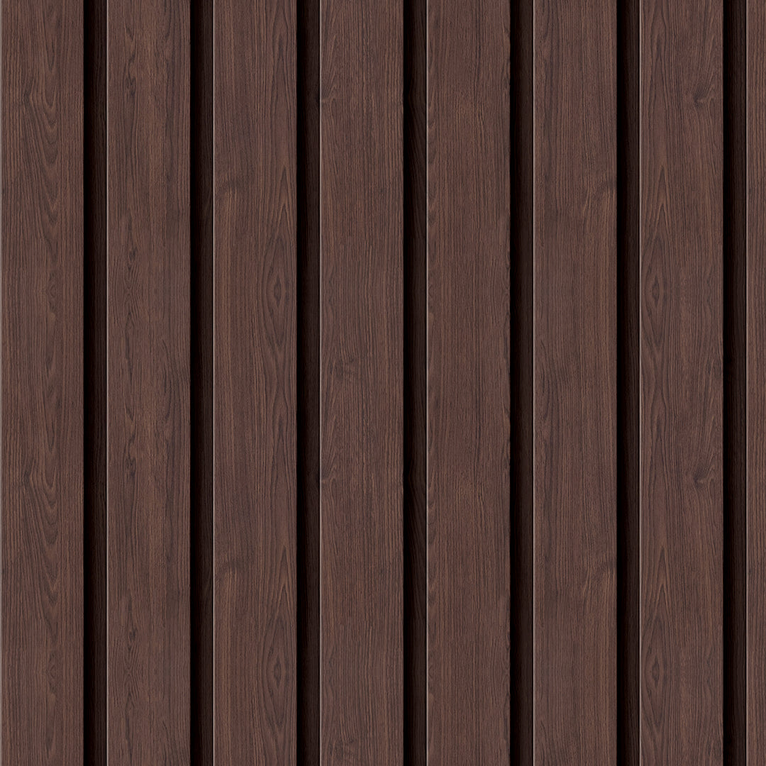 Edler Räuchereichen-Look in dunklem Braun  Selbstklebend & abwischbar  PVC-freie Tapete ▪️ Einfach anbringen & stilvoll wohnen  Made in Germany ▪️ FoliaConcept