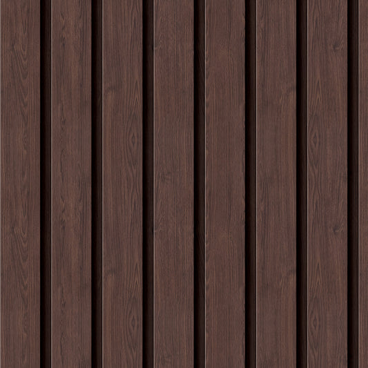 Edler Räuchereichen-Look in dunklem Braun  Selbstklebend & abwischbar  PVC-freie Tapete ▪️ Einfach anbringen & stilvoll wohnen  Made in Germany ▪️ FoliaConcept