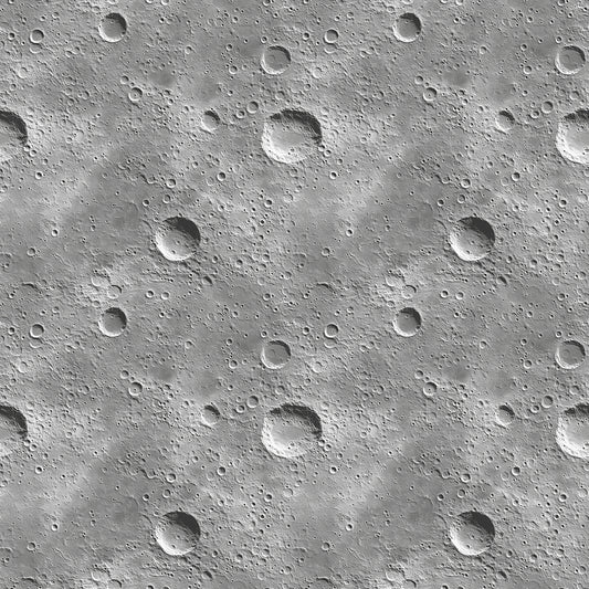 3D-Tapete mit Mondkrater-Oberfläche  Space-Look in stilvollem Grau  Selbstklebend & PVC-frei – made by PCC FoliaConcept!