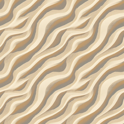 Wanddesign mit 3D-Sandwellen  Fließende Naturstruktur in warmen Tönen  Selbstklebend & PVC-frei – made by PCC FoliaConcept!