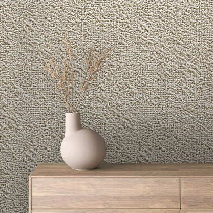 Bouclé-Optik in natürlichem Creme  Strukturierter Look für moderne Räume  Selbstklebend & PVC-frei – made by PCC FoliaConcept!