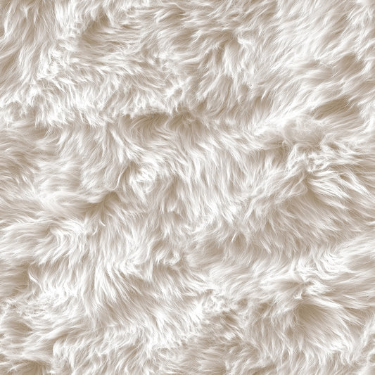 Flauschige Fellstruktur in Creme für gemütliche Akzente  Besonders weich im Look  Selbstklebend & PVC-frei – made by PCC FoliaConcept!
