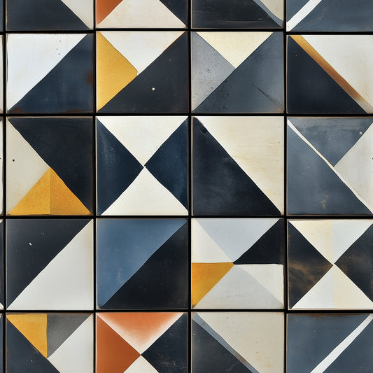 Geometrisches Design  Ausdrucksstark & modern  Selbstklebend & PVC-frei – by PCC FoliaConcept
