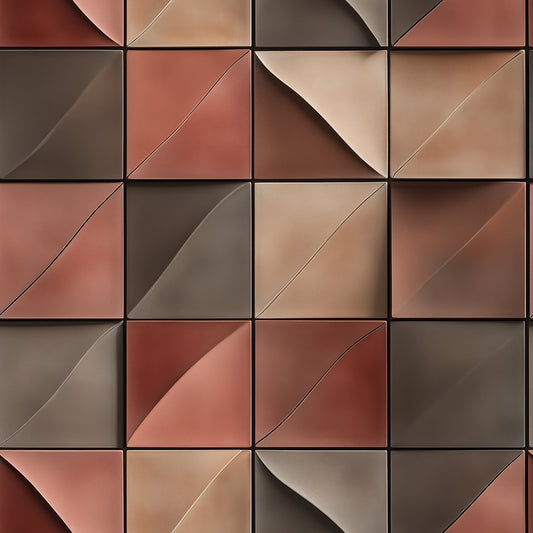 Wellenartige 3D-Optik in Rosé  Elegant & modern  Selbstklebend & PVC-frei – by PCC FoliaConcept
