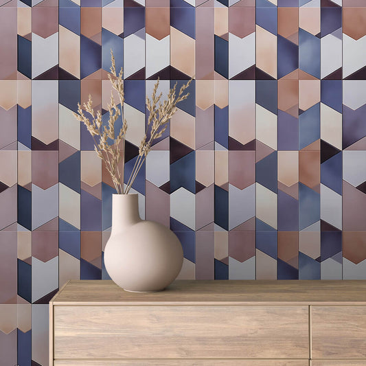 Facettenoptik mit 3D-Tiefe  Warm & elegant  Selbstklebend & PVC-frei – by PCC FoliaConcept