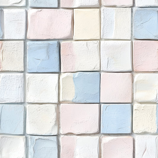 Verspielter 3D-Look Pastellige Farbtöne Selbstklebend & PVC-frei – by PCC FoliaConcept