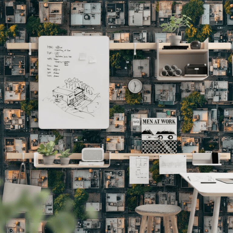 Homeoffice Urban Tapete
