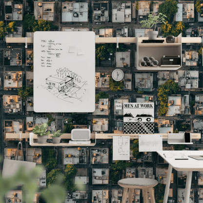 Homeoffice Urban Tapete