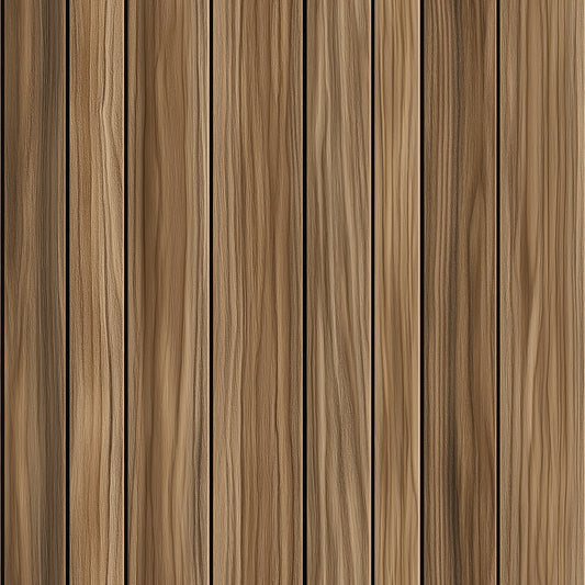 WOOD 0021 – stilvoller Wandbelag in Nussbaumoptik mit vertikaler Lamellenstruktur und markanter Maserung. Für elegante, moderne Raumkonzepte mit Tiefe und Wärme.