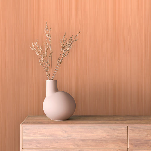 WOOD 0043 – zarte Holzstruktur in warmem Apricot. Sanfte Maserung für ruhige, moderne Raumgestaltung mit eleganter Ausstrahlung.