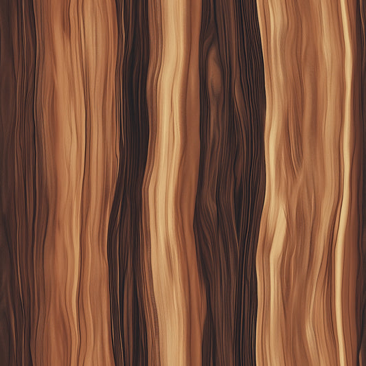 WOOD 0055 – Wandbelag mit ausdrucksstarker Zebrano-Optik in lebendigen Braun- und Honigtönen. Für moderne, charaktervolle Raumgestaltung.