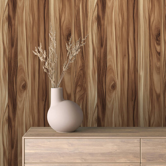 WOOD 0057 – Wandverkleidung in hochwertiger Olivenholz-Optik. Lebendige Maserung und warme Naturtöne für stilvolle, mediterrane Wohnakzente.
