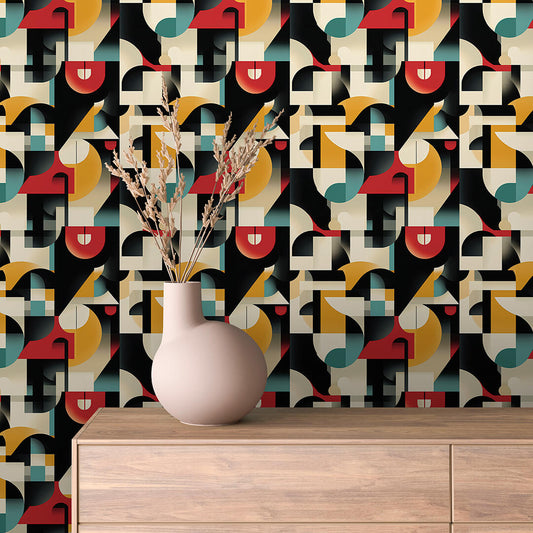Retro Geometrie Abstrakt