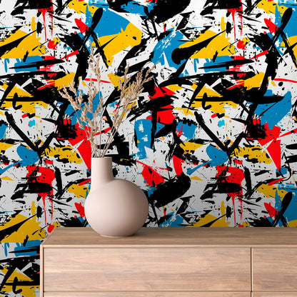 Street-Art Look  Kräftige Farben  Selbstklebend & PVC-frei – by PCC FoliaConcept